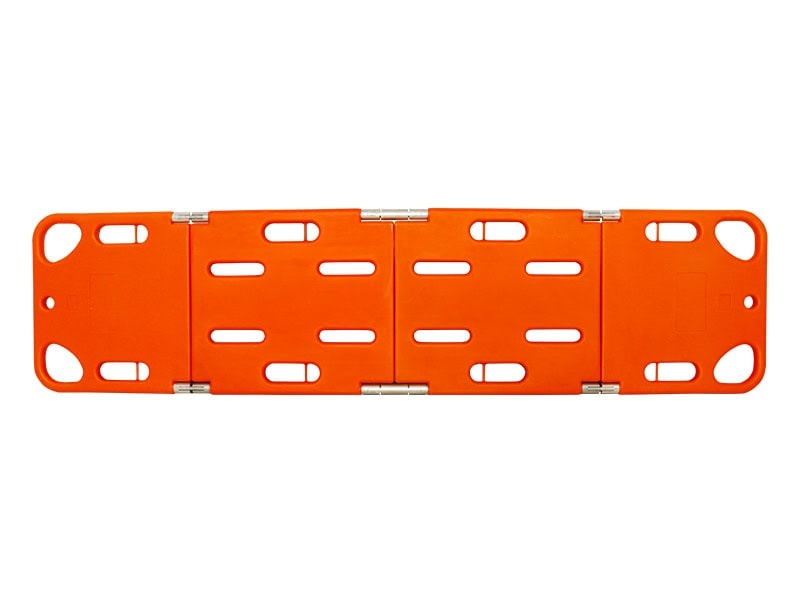 Planche Spinale 4 Sections Aluminium – Usage Mortuaire Intensif / 4-Section Folding Board
