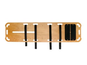 Planche Spinale Bois Premium – Transfert Mortuaire / Premium Wood Spinal Board
